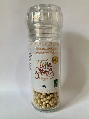 Pimenta Branca do Reino Com Moedor Terra de Sabores 50g