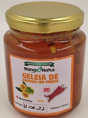 Geleia de Maracujá C/ Pimenta Nana Natus 260g