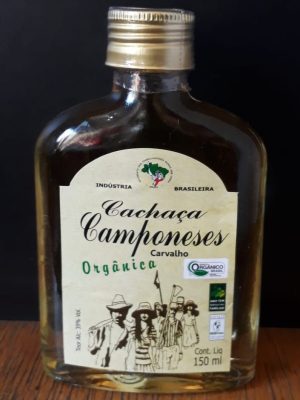 Cachaça Camponeses Carvalho (Bolso) 150ml