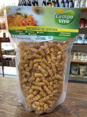 Macarrão Parafuso de Cenoura Campo Vivo 400g