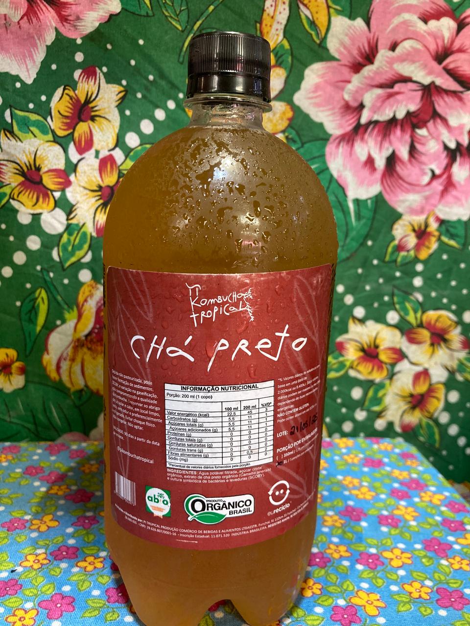 Kombucha Tropical CHÁ PRETO